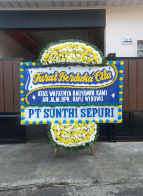 Papan Bunga Duka di Pamatang Silima Huta